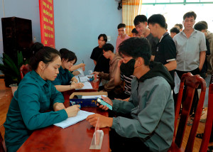 BAN CHQS XÃ TÂN HƯNG TỔ CHỨC KHÁM SƠ TUYỂN SỨC KHỎE NGHĨA VỤ QUÂN SỰ NĂM 2026