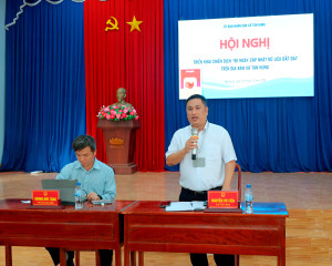 TÂN HƯNG TRIỂN KHAI CHIẾN DỊCH 90 NGÀY XÂY DỰNG, HOÀN THIỆN CƠ SỞ DỮ LIỆU ĐẤT ĐAI