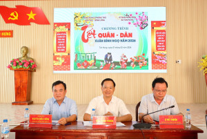 UBND XÃ TÂN HƯNG TRIỂN KHAI CHƯƠNG TRÌNH “TẾT QUÂN – DÂN” XUÂN BÍNH NGỌ 2026