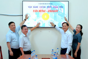 RA MẮT PHẦN MỀM “TÂN HƯNG – ONEGOV” – BƯỚC ĐỘT PHÁ TRONG QUẢN TRỊ, ĐIỀU HÀNH CỦA CHÍNH QUYỀN CƠ SỞ