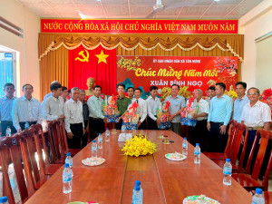 CÁC ĐIỂM NHÓM TIN LÀNH THĂM, CHÚC TẾT ĐẢNG ỦY – HĐND – UBND – ỦY BAN MTTQ VIỆT NAM XÃ TÂN HƯNG