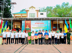 XÃ TÂN HƯNG: SÔI NỔI TỔ CHỨC LỄ PHÁT ĐỘNG THÁNG HOẠT ĐỘNG THỂ DỤC, THỂ THAO CHO MỌI NGƯỜI VÀ NGÀY CHẠY OLYMPIC VÌ SỨC KHỎE TOÀN DÂN NĂM 2026