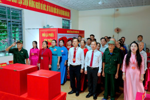 XÃ TÂN HƯNG LONG TRỌNG TỔ CHỨC LỄ KHAI MẠC BẦU CỬ ĐẠI BIỂU QUỐC HỘI KHÓA XVI VÀ ĐẠI BIỂU HĐND CÁC CẤP NHIỆM KỲ 2026 – 2031 ĐỒNG LOẠT TẠI 25 ĐIỂM BỎ PHIẾU