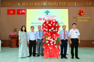 TÂN HƯNG TỔ CHỨC THÀNH CÔNG ĐẠI HỘI ĐẠI BIỂU HỘI NGƯỜI CAO TUỔI XÃ TÂN HƯNG LẦN THỨ I, NHIỆM KỲ 2026 - 2031