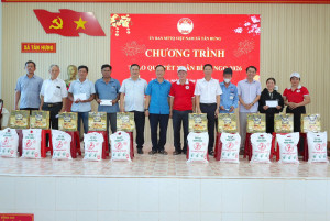XÃ TÂN HƯNG THỰC HIỆN HIỆU QUẢ CÔNG TÁC CHĂM LO TẾT VÀ BẢO ĐẢM AN SINH XÃ HỘI QUÝ I NĂM 2026