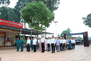 TÂN HƯNG CHÀO CỜ THÁNG 5, QUYẾT TÂM NÂNG TẦM PHỤC VỤ KHI ĐỒNG NAI TRỞ THÀNH THÀNH PHỐ TRỰC THUỘC TRUNG ƯƠNG