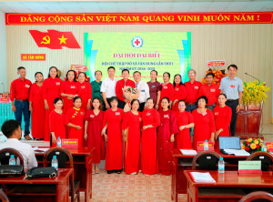 HỘI CHỮ THẬP ĐỎ XÃ TÂN HƯNG TỔ CHỨC ĐẠI HỘI ĐẠI BIỂU LẦN THỨ I, NHIỆM KỲ 2026 – 2031