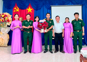 LỄ KẾT NGHĨA GIỮA BAN CHỈ HUY QUÂN SỰ XÃ VÀ TRƯỜNG MẦM NON AN KHƯƠNG