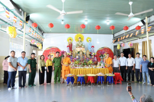 TÂN HƯNG THĂM, CHÚC MỪNG CÁC CƠ SỞ PHẬT GIÁO NHÂN ĐẠI LỄ VU LAN BÁO HIẾU NĂM 2026