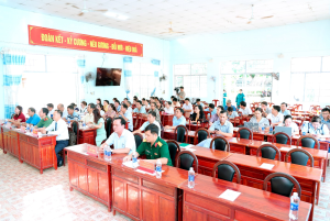 TÂN HƯNG KHAI MẠC LỚP BỒI DƯỠNG KIẾN THỨC QUỐC PHÒNG VÀ AN NINH ĐỐI TƯỢNG 4 KHÓA I NĂM 2026