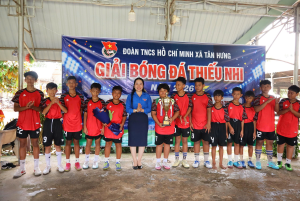 GIẢI BÓNG ĐÁ THIẾU NHI XÃ TÂN HƯNG NĂM 2026
