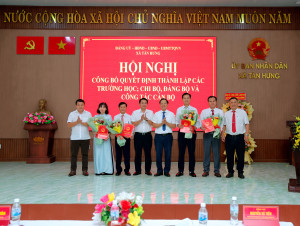 TÂN HƯNG: TINH GỌN ĐẦU MỐI, NÂNG CAO HIỆU QUẢ QUẢN TRỊ TRƯỜNG HỌC