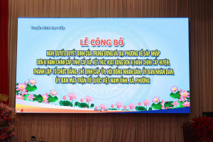 Lễ công bố trực tuyến