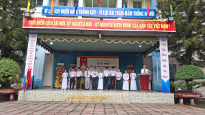 Tân Khai: trên 8000 học sinh các cấp học nô nức dự lễ kỷ niệm 80 năm thành lập Bộ Quốc gia Giáo dục và khai giảng năm học mới 2025 – 2026 theo hình thức trực tiếp kết hợp trực tuyến.