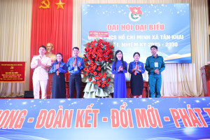 ĐỒNG CHÍ NGUYỄN VĂN HIẾU GIỮ CHỨC BÍ THƯ ĐOÀN TNCS HỒ CHÍ MINH XÃ TÂN KHAI LẦN THỨ I, NHIỆM KỲ 2025 – 2030