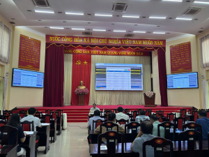 TÂN KHAI TỔ CHỨC TẬP HUẤN SỬ DỤNG PHẦN MỀM PHÒNG HỌP KHÔNG GIẤY