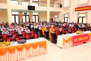 GẦN 250 HỌC VIÊN 18 XÃ, PHƯỜNG ĐƯỢC TUYÊN TRUYỀN, PHỔ BIẾN, GIÁO DỤC PHÁP LUẬT VỀ TÍN NGƯỠNG, TÔN GIÁO