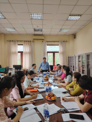 CHI BỘ PHÒNG VĂN HÓA – XÃ HỘI TỔ CHỨC HỘI NGHỊ KIỂM ĐIỂM, ĐÁNH GIÁ, XẾP LOẠI CHI BỘ VÀ ĐẢNG VIÊN NĂM 2025