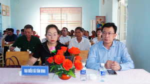 TUV, BÍ THƯ ĐẢNG ỦY, CHỦ TỊCH HĐND XÃ QUÁCH THỊ ÁNH – TIẾP XÚC CỬ TRI THÔN 3