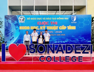 Trường THPT Nguyễn Hữu Cảnh A đã tham gia tốt cuộc thi và đạt giải cao trong cuộc thi.