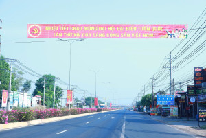 TÂN KHAI RỰC RỠ SẮC CỜ, TỰ HÀO HƯỚNG VỀ ĐẠI HỘI XIV CỦA ĐẢNG