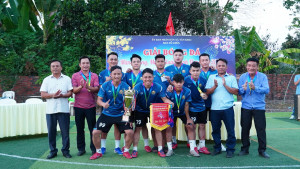 THÔN ĐỒNG TÂN GIÀNH CHỨC VÔ ĐỊCH GIẢI BÓNG ĐÁ MỪNG ĐẢNG – MỪNG XUÂN BÍNH NGỌ 2026