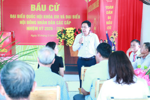 TÂN KHAI DIỄN TẬP CÔNG TÁC BẦU CỬ ĐẠI BIỂU QUỐC HỘI VÀ HĐND CÁC CẤP