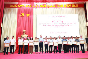 TÂN KHAI: 26 TẬP THỂ, 53 CÁ NHÂN ĐƯỢC KHEN THƯỞNG TẠI HỘI NGHỊ TỔNG KẾT CÔNG TÁC BẦU CỬ ĐẠI BIỂU QUỐC HỘI KHÓA XVI VÀ ĐẠI BIỂU HỘI ĐỒNG NHÂN DÂN CÁC CẤP, NHIỆM KỲ 2026 – 2031