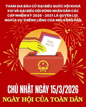 CHỦ NHẬT NGÀY 15/3/2026 – NGÀY HỘI CỦA TOÀN DÂN
