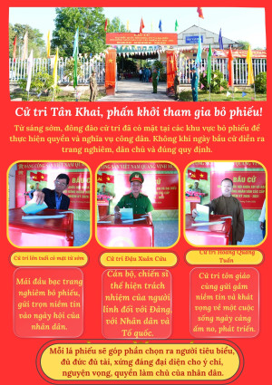 CỬ TRI TÂN KHAI NÔ NỨC ĐI BẦU CỬ!