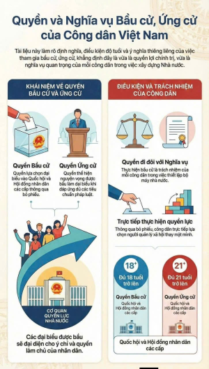 THÔNG TIN TUYÊN TRUYỀN: QUYỀN, NGHĨA VỤ VÀ NỘI QUY TẠI PHÒNG BỎ PHIẾU BẦU CỬ