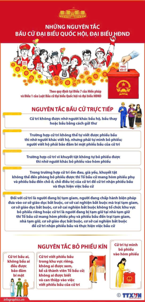 NHỮNG NGUYÊN TẮC BẦU CỬ ĐẠI BIỂU QUỐC HỘI, ĐẠI BIỂU HĐND