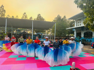 RỘN RÀNG KHÔNG KHÍ TẬP LUYỆN HƯỚNG TỚI LIÊN HOAN NGHỆ THUẬT QUẦN CHÚNG XÃ TÂN KHAI 2026