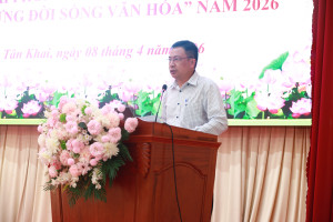 NĂM 2026, TÂN KHAI PHẤN ĐẤU TRÊN 95% HỘ GIA ĐÌNH ĐẠT CHUẨN GIA ĐÌNH VĂN HÓA