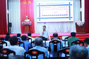 HỌP TRIỂN KHAI CÁC NỘI DUNG CHUẨN BỊ KHAI MẠC ĐẠI HỘI THỂ DỤC THỂ THAO XÃ TÂN KHAI LẦN THỨ I, NĂM 2026