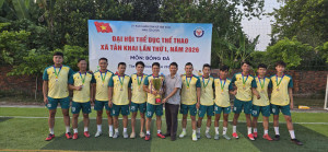 ĐẠI HỘI THỂ DỤC THỂ THAO XÃ TÂN KHAI LẦN THỨ I SẼ DIỄN RA VÀO 25/4