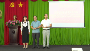 Tân Khai: 35 học viên tham dự Lễ khai giảng lớp Bồi dưỡng lý luận chính trị dành cho đảng viên mới kết nạp, khóa I năm 2026
