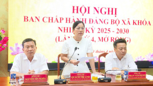 HỘI NGHỊ BAN CHẤP HÀNH ĐẢNG BỘ XÃ TÂN KHAI LẦN THỨ 4 (MỞ...