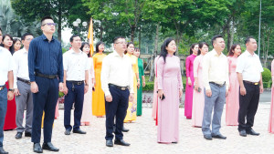 TÂN KHAI: KHÍ THẾ TỪ LỄ CHÀO CỜ ĐẦU TIÊN SAU THÀNH LẬP PHƯỜNG