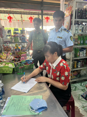 TĂNG CƯỜNG KIỂM TRA LIÊN NGÀNH VỀ AN TOÀN THỰC PHẨM DỊP THÁNG HÀNH ĐỘNG VÌ AN TOÀN THỰC PHẨM NĂM 2026 TRÊN ĐỊA BÀN PHƯỜNG TÂN KHAI