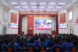 ĐÔNG ĐẢO CÁN BỘ, NHÂN DÂN PHƯỜNG TÂN KHAI DỰ LỄ MÍT TINH  HƯỞNG ỨNG THÁNG HÀNH ĐỘNG PHÒNG, CHỐNG MA TÚY