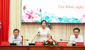 PHƯỜNG TÂN KHAI: HỘI NGHỊ BAN CHẤP HÀNH ĐẢNG BỘ THÔNG QUA DỰ THẢO ĐỀ ÁN SẮP XẾP, ĐIỀU CHỈNH, ĐỔI TÊN CÁC KHU PHỐ
