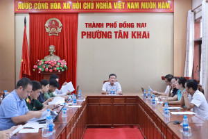 PHƯỜNG TÂN KHAI TẬP TRUNG THÁO GỠ KHÓ KHĂN, THÚC ĐẨY PHÁT TRIỂN KINH TẾ - XÃ HỘI 6 THÁNG CUỐI NĂM 2026