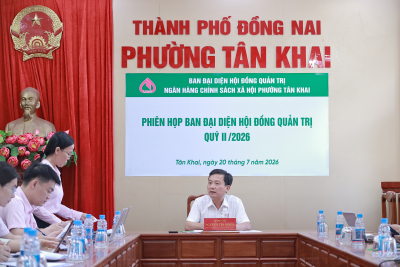 TÂN KHAI: 385 LƯỢT HỘ ĐƯỢC VAY VỐN TÍN DỤNG CHÍNH SÁCH TRONG 6 THÁNG ĐẦU NĂM 2026