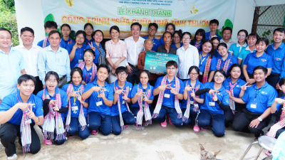 PHƯỜNG TÂN KHAI KHÁNH THÀNH CÔNG TRÌNH SỬA CHỮA NHÀ TÌNH THƯƠNG CHO HỘ KHÓ KHĂN