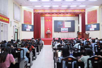 TÂN KHAI DỰ HỘI NGHỊ TOÀN QUỐC NGHIÊN CỨU, HỌC TẬP, QUÁN TRIỆT VÀ TRIỂN KHAI THỰC HIỆN NGHỊ QUYẾT HỘI NGHỊ LẦN THỨ BA BAN CHẤP HÀNH TRUNG ƯƠNG ĐẢNG KHÓA XIV