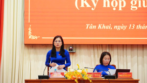 HĐND PHƯỜNG TÂN KHAI TỔ CHỨC THÀNH CÔNG KỲ HỌP THỨ 5 (KỲ HỌP GIỮA NĂM 2026)