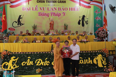 CHÙA THANH CẢNH TỔ CHỨC ĐẠI LỄ VU LAN BÁO HIẾU DÂNG PHÁP Y