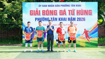 TÂN KHAI KHAI MẠC GIẢI BÓNG ĐÁ TỨ HÙNG CHÀO MỪNG KỶ NIỆM 81 NĂM CÁCH MẠNG THÁNG TÁM VÀ QUỐC KHÁNH 2/9
