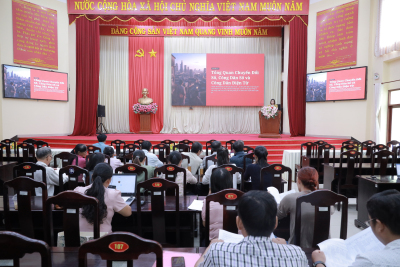 TÂN KHAI TỔ CHỨC 7 LỚP TẬP HUẤN VỀ CHUYỂN ĐỔI SỐ NHẰM NÂNG...
